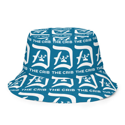 The Crib Lions Reversible Bucket Hat - Lions' Blue