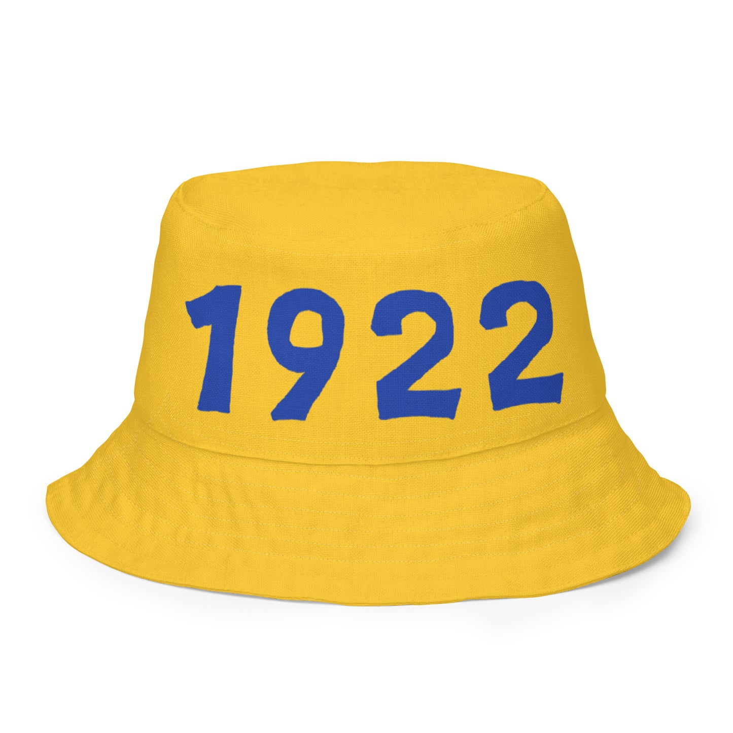 1922 & Ū-BÜ Reversible Bucket Hat - Blue on Gold