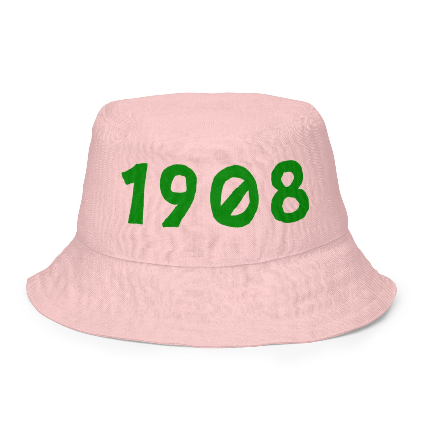 1908 & Ū-BÜ Reversible Bucket Hat - Green on Pink