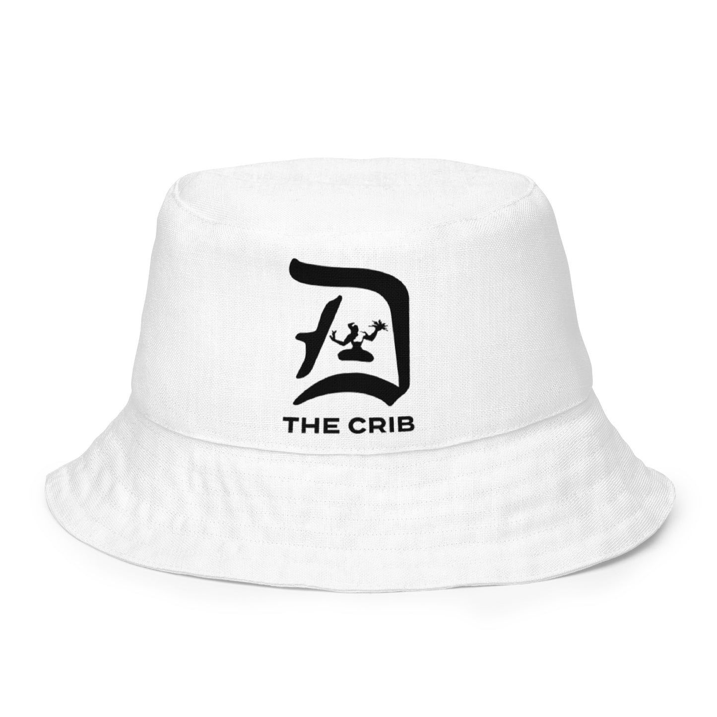 The Crib Reversible Bucket Hat - Black on White