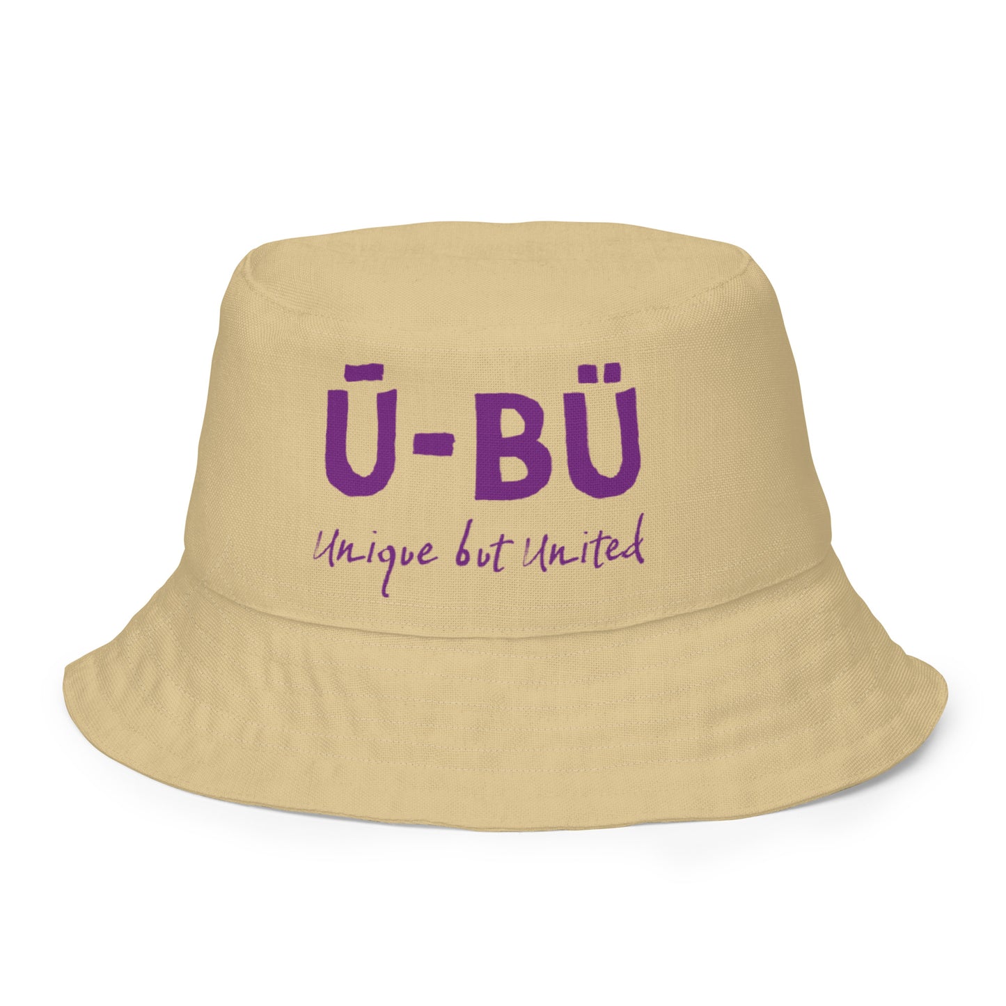 1911 & Ū-BÜ Reversible Bucket Hat - Purple on Gold