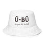 1963 & Ū-BÜ Reversible Bucket Hat - Brown on White