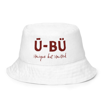 1911 & Ū-BÜ Reversible Bucket Hat - Red on White