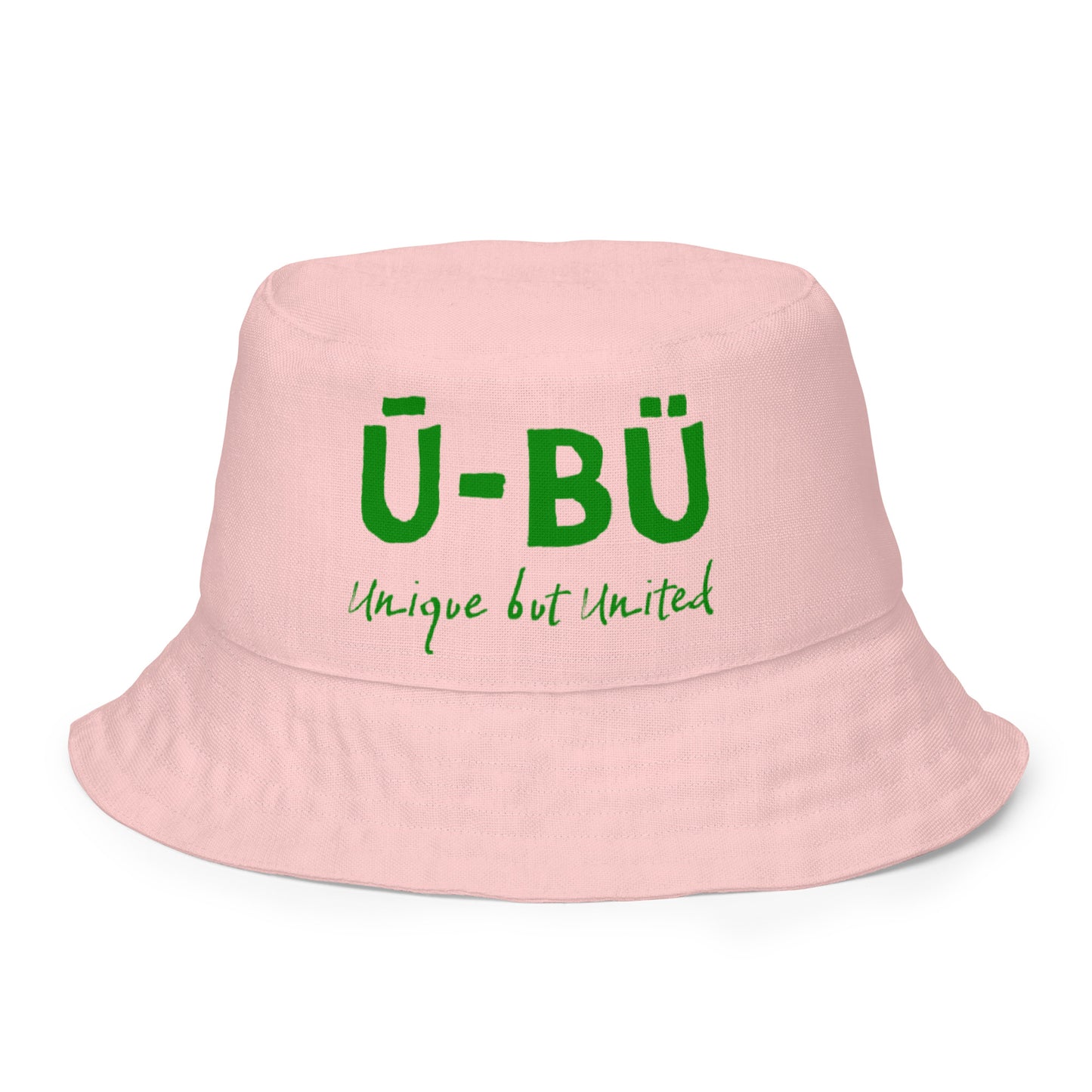 1908 & Ū-BÜ Reversible Bucket Hat - Green on Pink