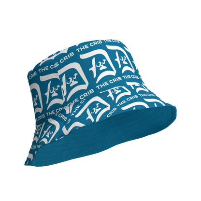 The Crib Lions Reversible Bucket Hat - Lions' Blue