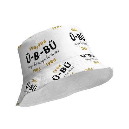 1906 & Ū-BÜ Reversible Bucket Hat - Black on White