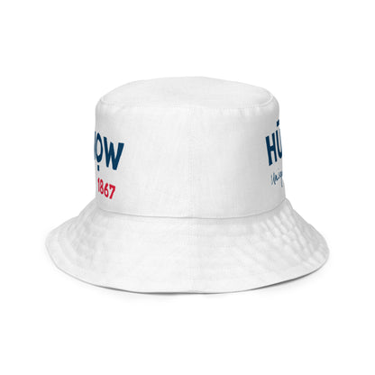 HU - BU Reversible Bucket Hat - Blue + Red on White