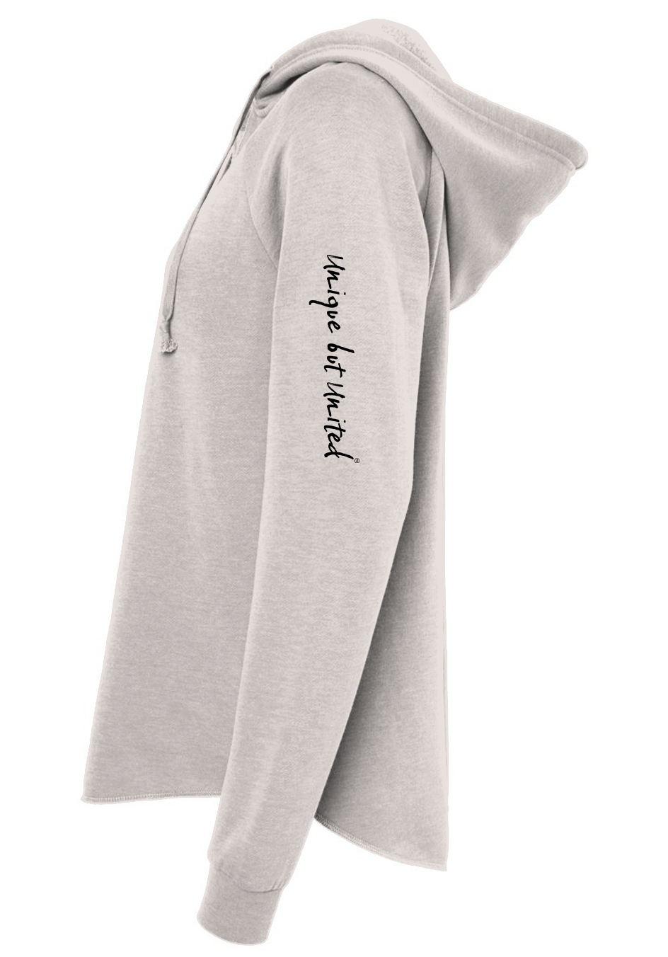 Stay Woke WORD Womens V-neck Lightweight  Hoodie
