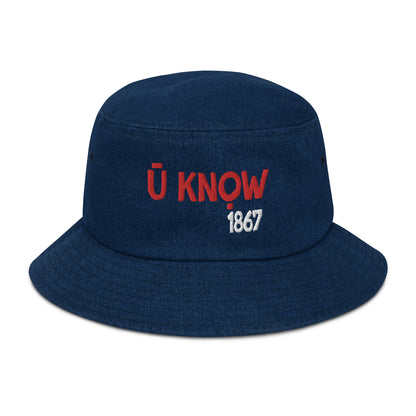 U Know 1867 Denim Bucket Hat