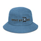 What Up Doe Denim Bucket Hat