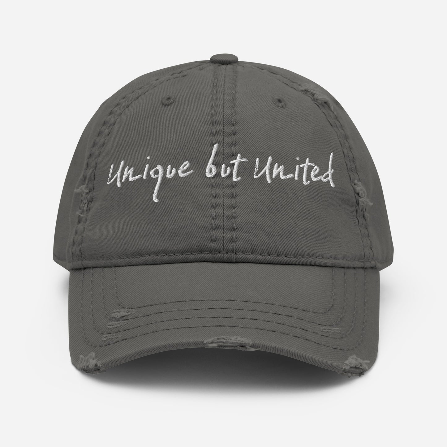 Unique but United Distressed Dad Hat