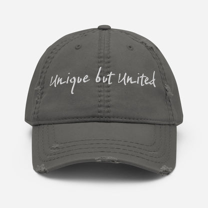 Unique but United Distressed Dad Hat