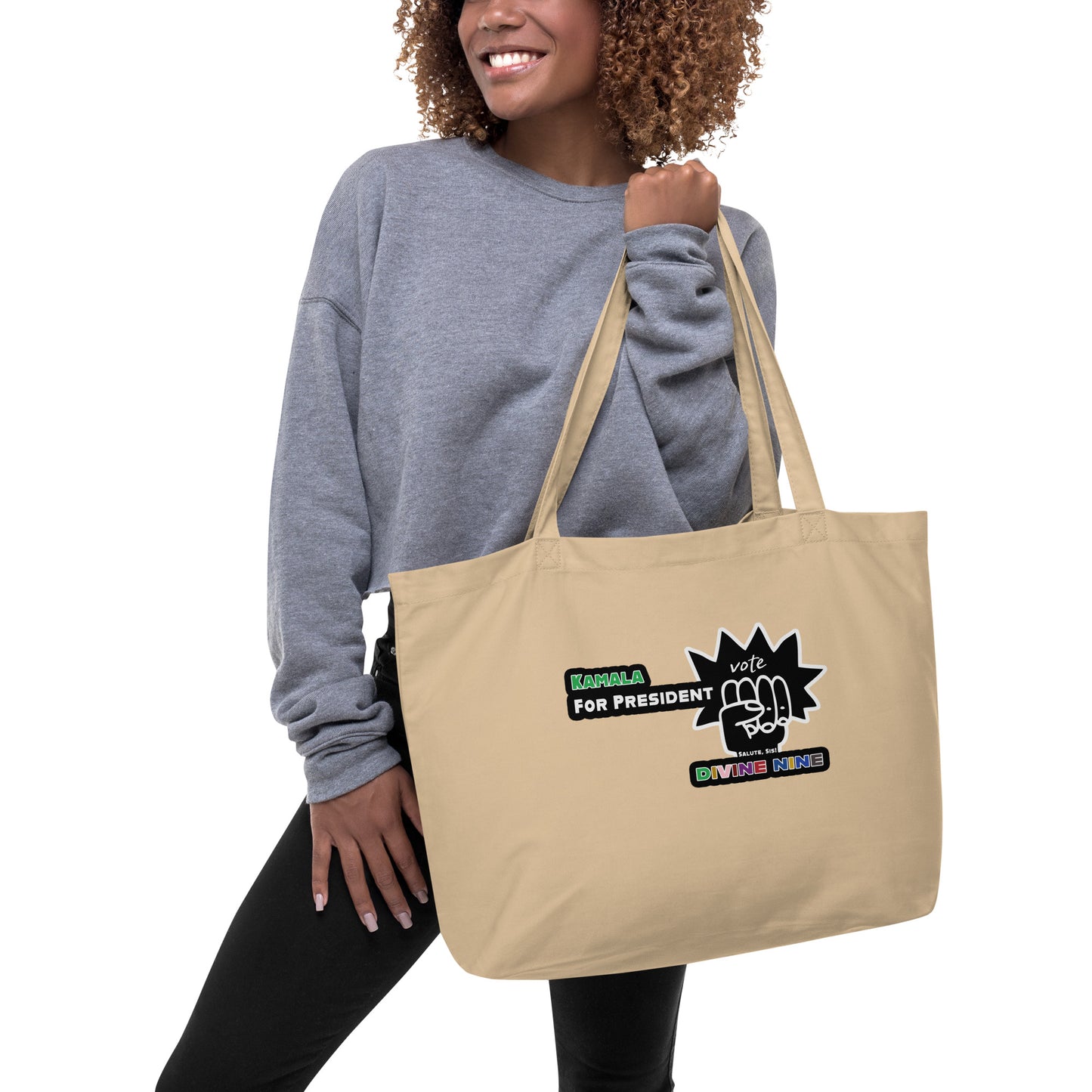 HU D9 for Kamala Large Tote Bag