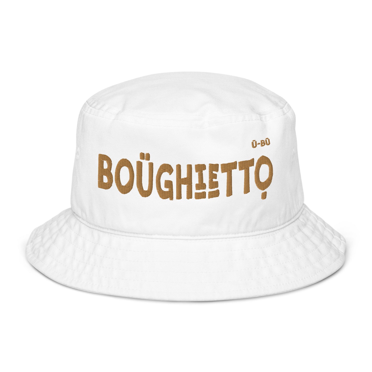 Boughietto Bucket Hat - Gold Embroidery