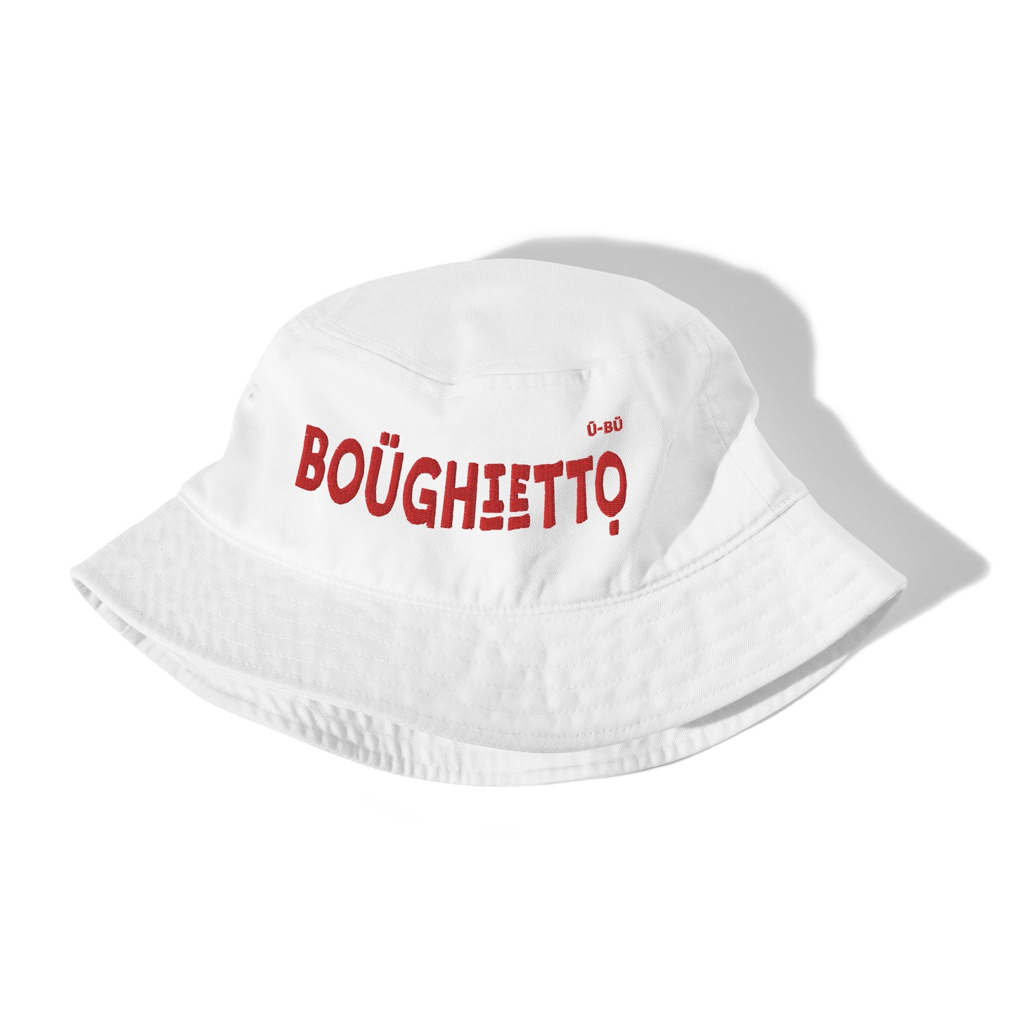 Boughietto Bucket Hat - Red Embroidery