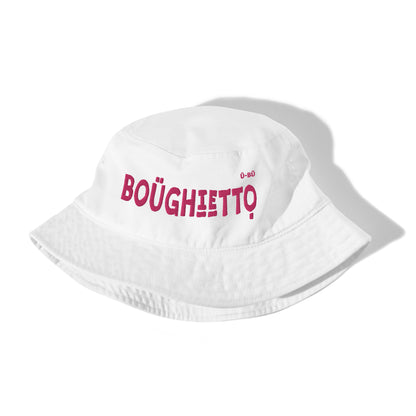 Boughietto Bucket Hat - Pink Embroidery