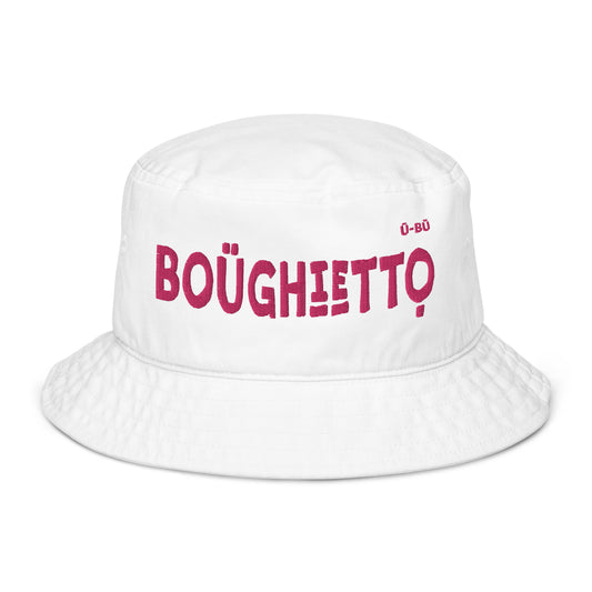 Boughietto Bucket Hat - Pink Embroidery