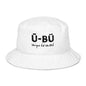 Ū-BÜ Bucket Hat - Black Embroidery