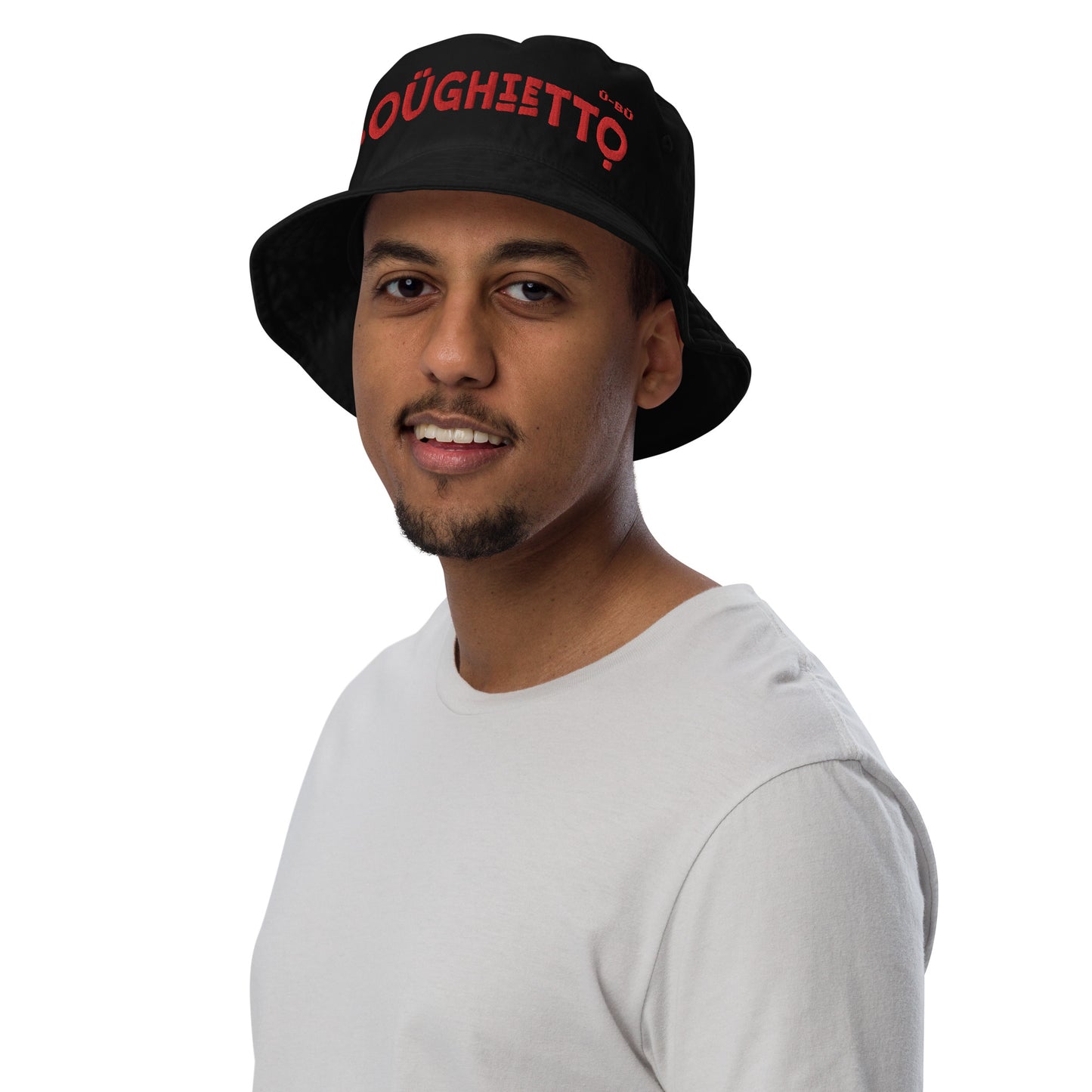 Boughietto Bucket Hat - Red Embroidery