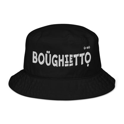 Boughietto Bucket Hat - White Embroidery