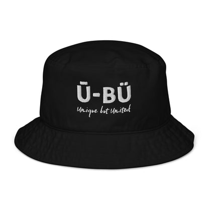 Ū-BÜ Bucket Hat - White Embroidery