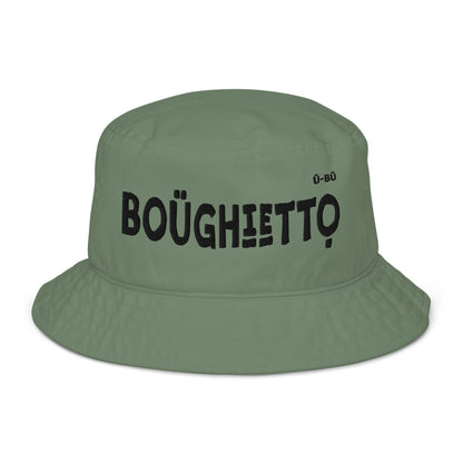 Boughietto Bucket Hat - Black Embroidery