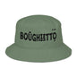 Boughietto Bucket Hat - Black Embroidery