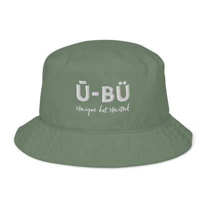 Ū-BÜ Bucket Hat - White Embroidery