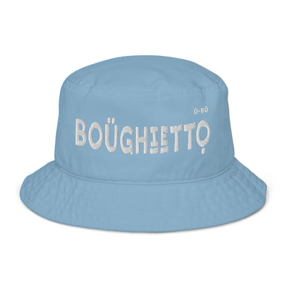 Boughietto Bucket Hat - White Embroidery