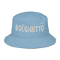 Boughietto Bucket Hat - White Embroidery