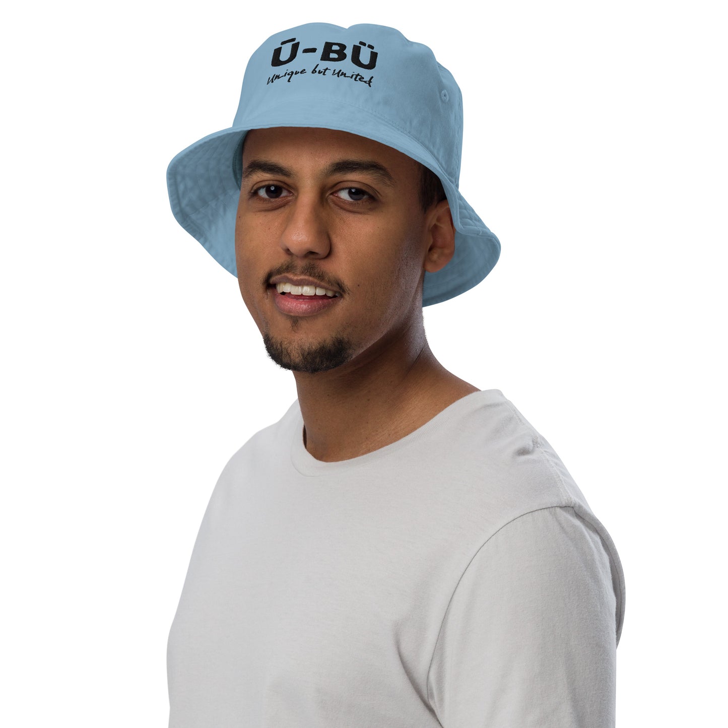 Ū-BÜ Bucket Hat - Black Embroidery