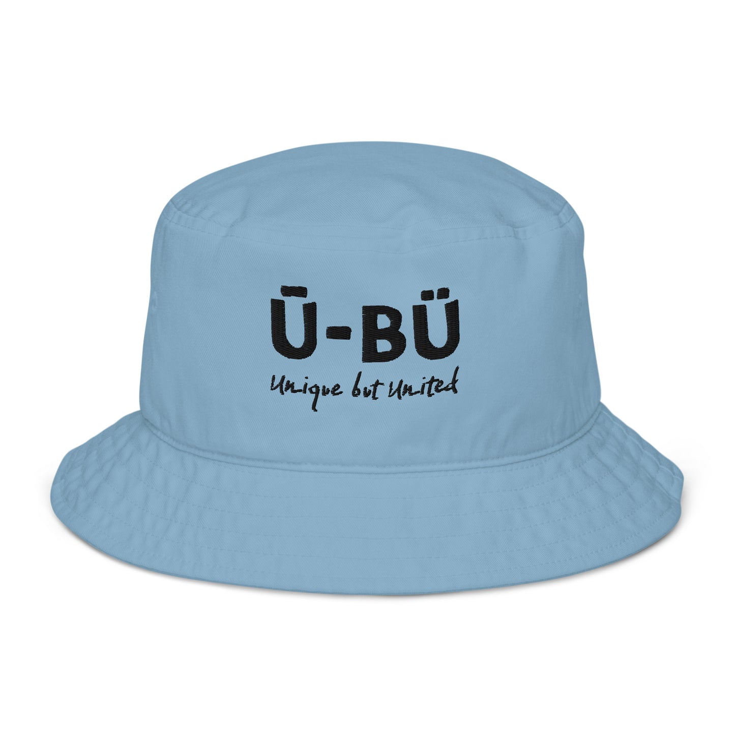 Ū-BÜ Bucket Hat - Black Embroidery