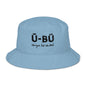 Ū-BÜ Bucket Hat - Black Embroidery