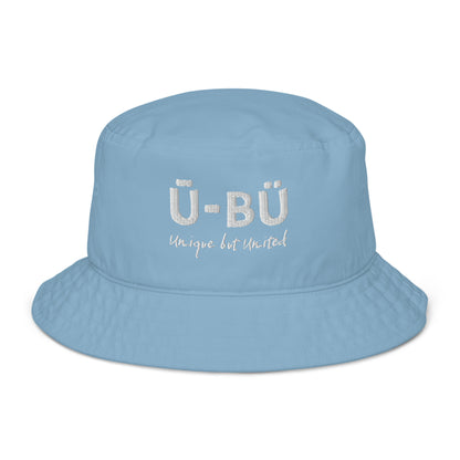 Ū-BÜ Bucket Hat - White Embroidery