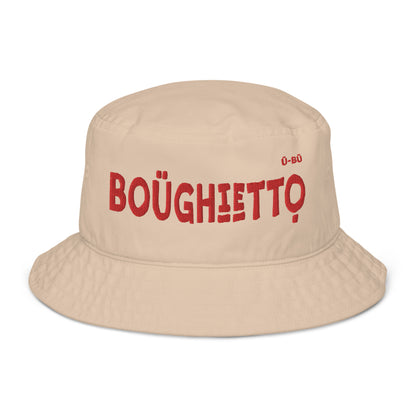 Boughietto Bucket Hat - Red Embroidery