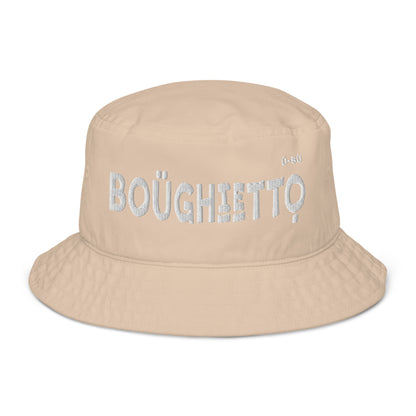 Boughietto Bucket Hat - White Embroidery