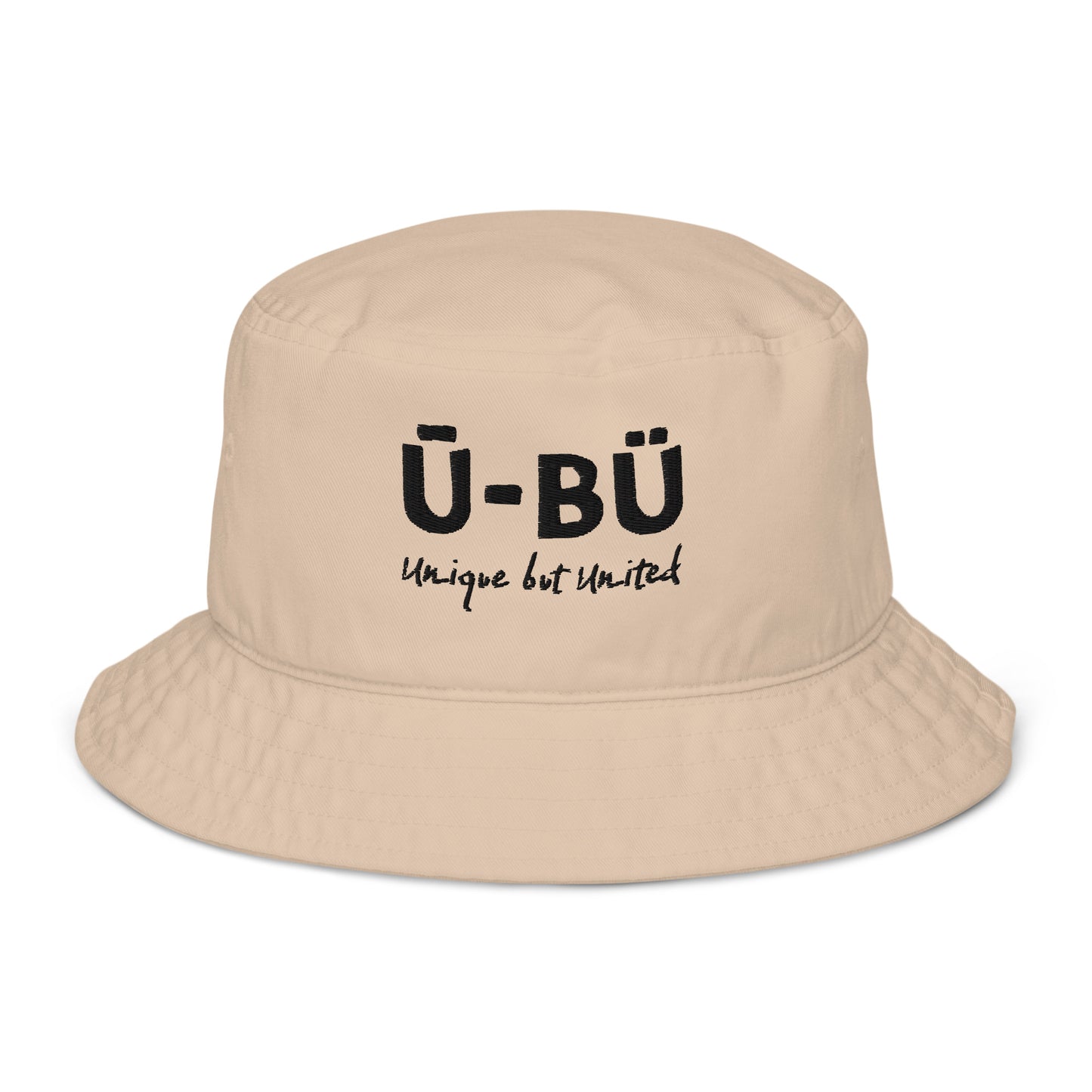 Ū-BÜ Bucket Hat - Black Embroidery