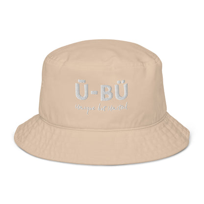 Ū-BÜ Bucket Hat - White Embroidery