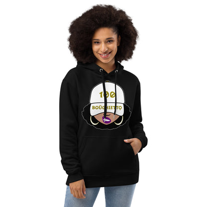 100% Boughietto Printed Melanin Poppin Hoodie