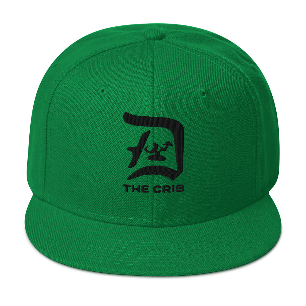 Snapback To the Crib! - Black Embroidery