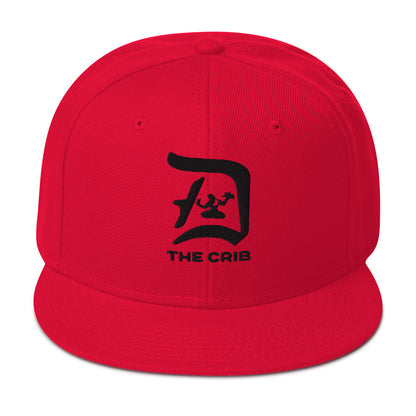 Snapback To the Crib! - Black Embroidery