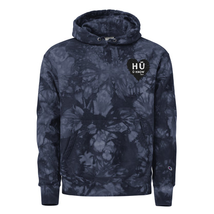 HU U Know 1867 Love Unisex Champion® Tie-Dye Hoodie