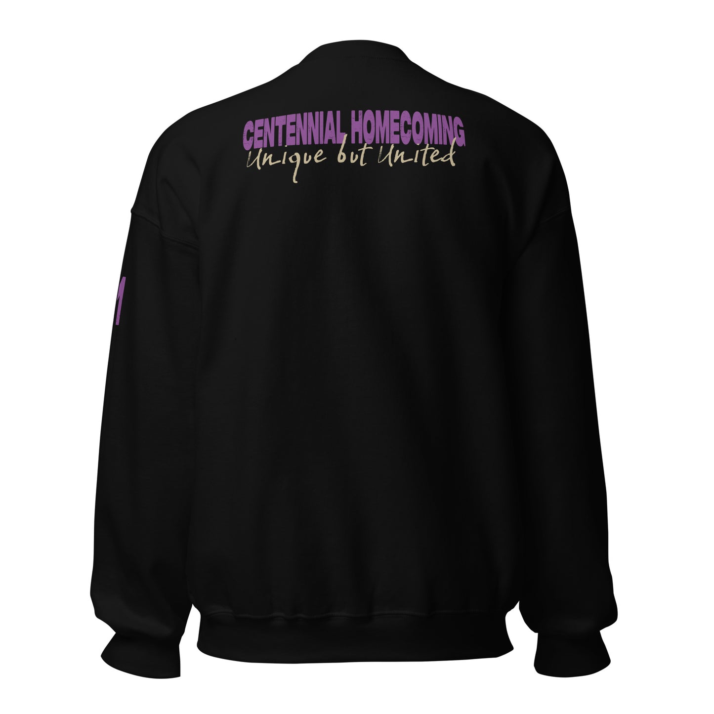 1911 ANY Chapter HU Centennial Homecoming Crewneck Sweatshirt - Purple