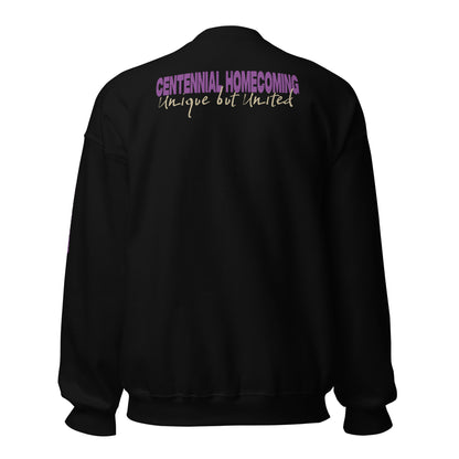 1911 Alpha Chapter HU Centennial Homecoming Crewneck Sweatshirt - Purple