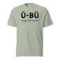 Ū-BÜ Unisex Heavyweight T-Shirt - Black