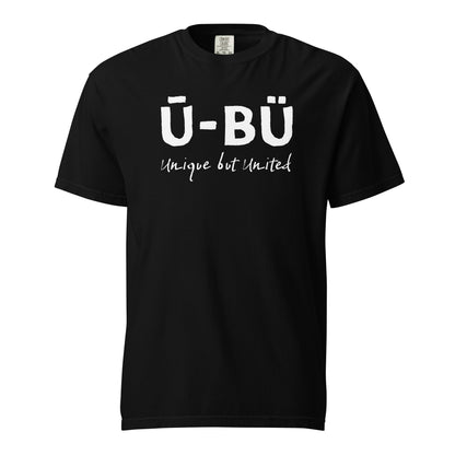 Ū-BÜ Unisex Heavyweight T-Shirt - White