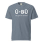 Ū-BÜ Unisex Heavyweight T-Shirt - White