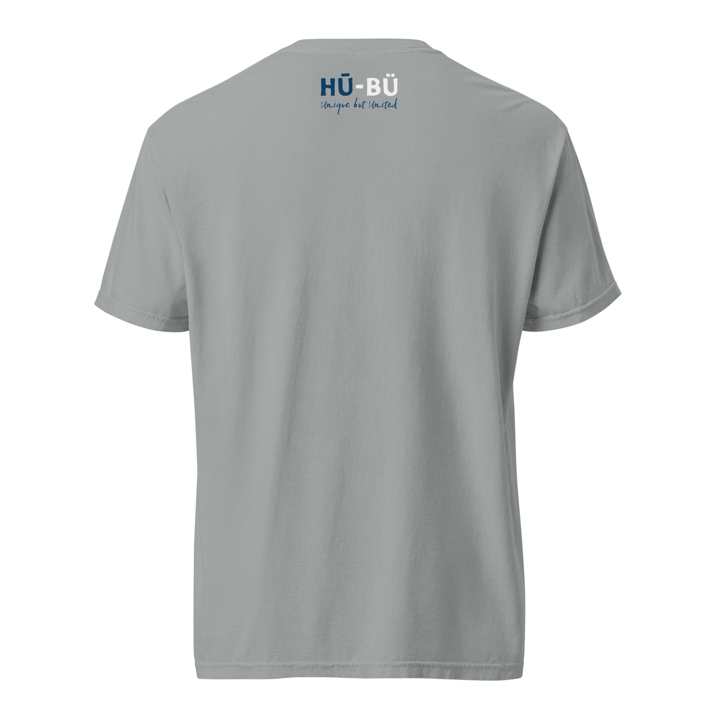 U Know 1867 Unisex Heavyweight T-Shirt - Blue + White