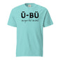 Ū-BÜ Unisex Heavyweight T-Shirt - Black