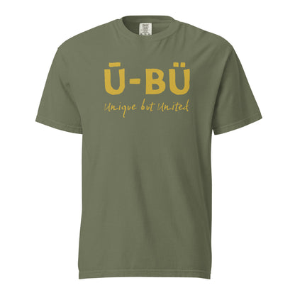 Ū-BÜ Unisex Heavyweight T-Shirt - Gold